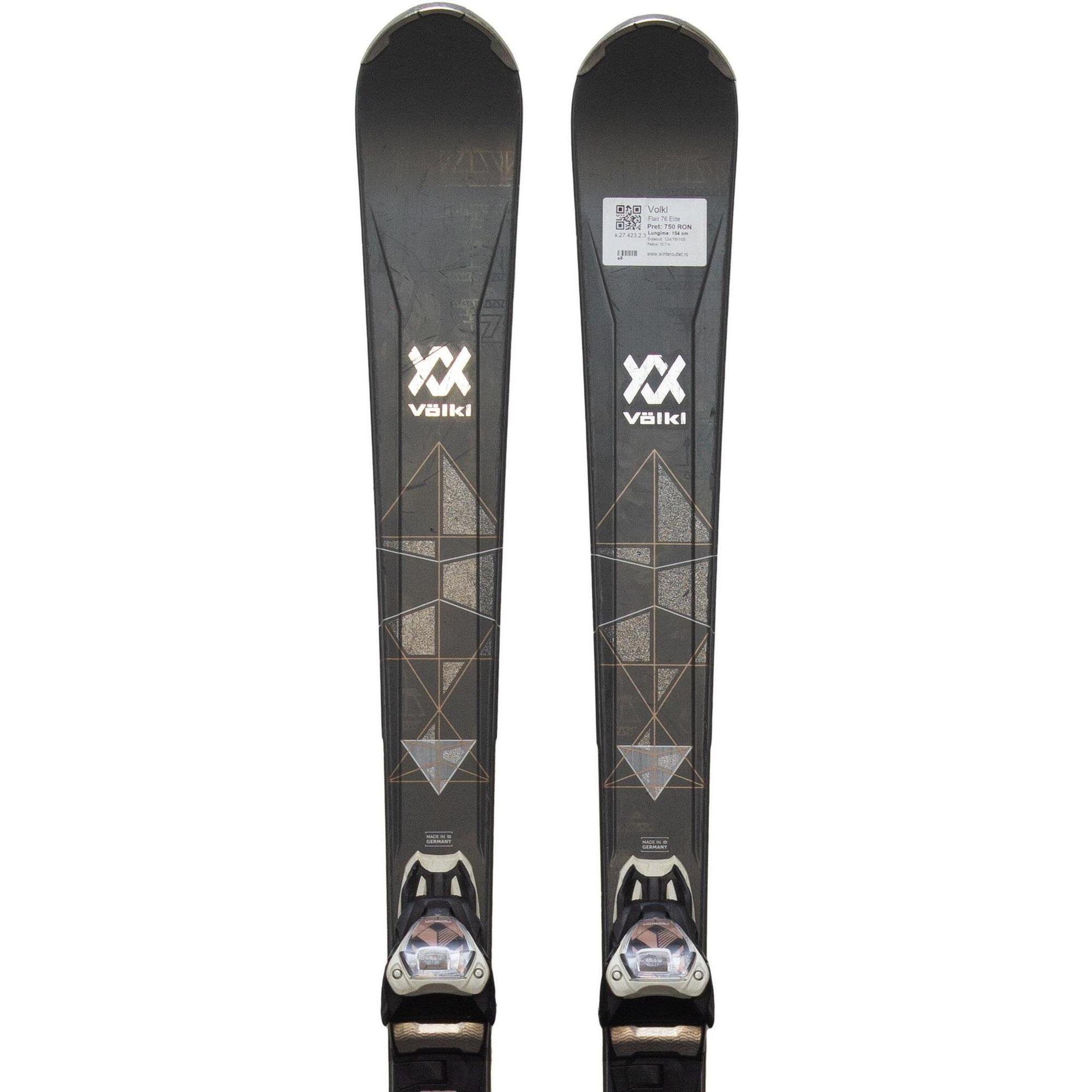 Używane narty - VOLKL Flair 76 Elite, 154 cm, stan idealny