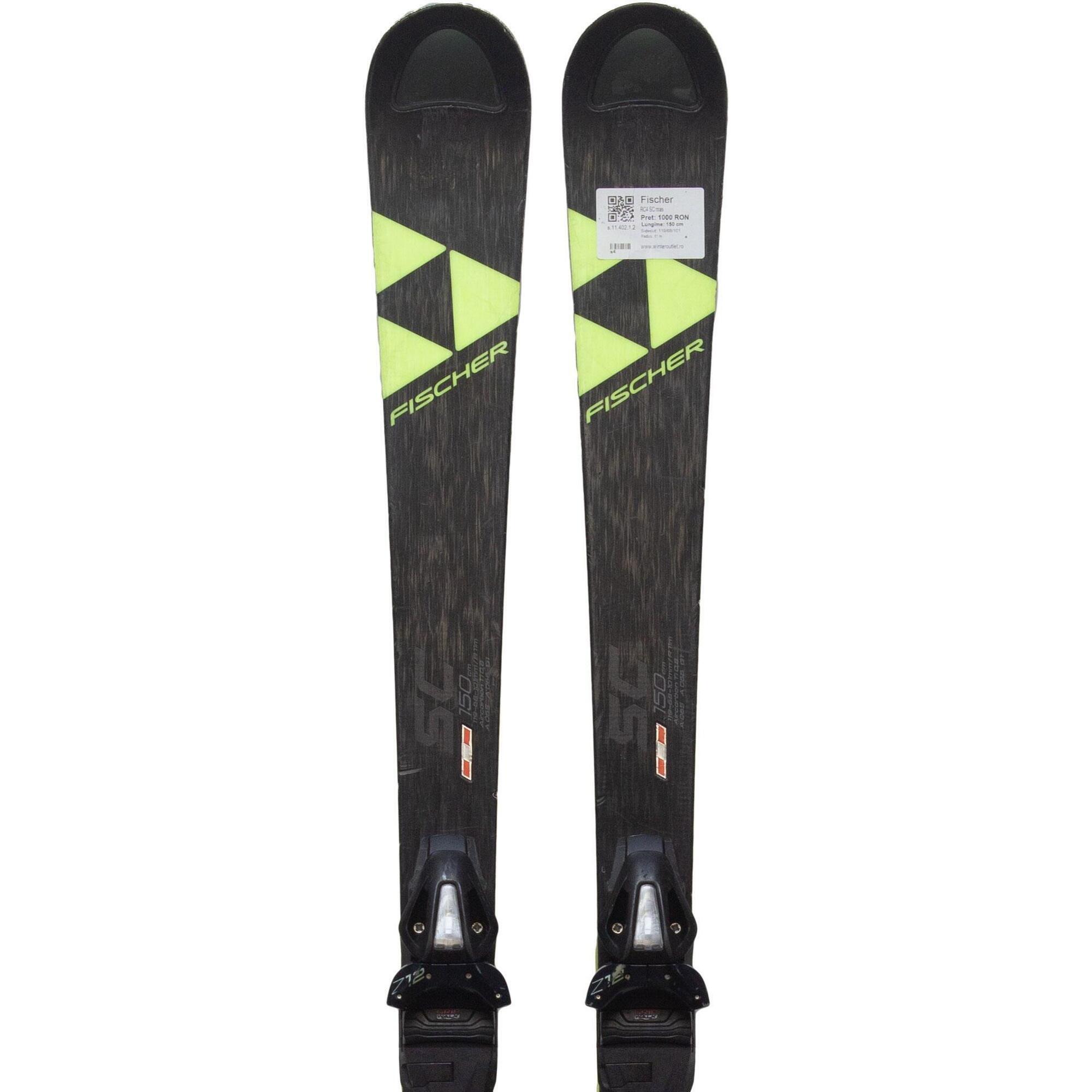 Używane narty - FISCHER RC4 SC, 170 cm, stan bardzo dobry