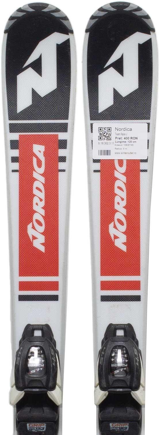 NORDICA Skis d'occasion - NORDICA Team Race J, 110 cm, Très bon état