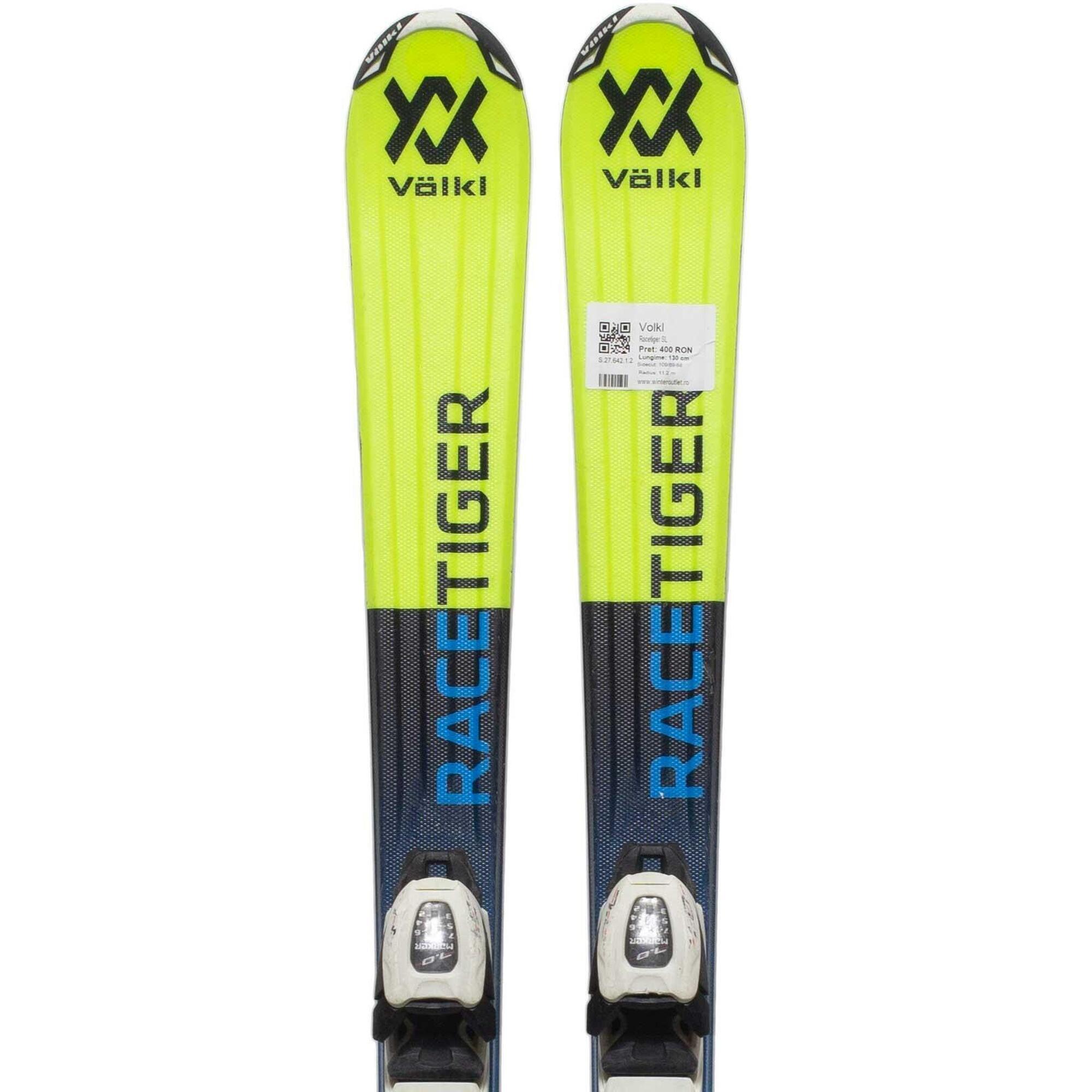 VÖLKL 2ND LIFE - VOLKL Racetiger SL, 130 cm, Dobrý stav