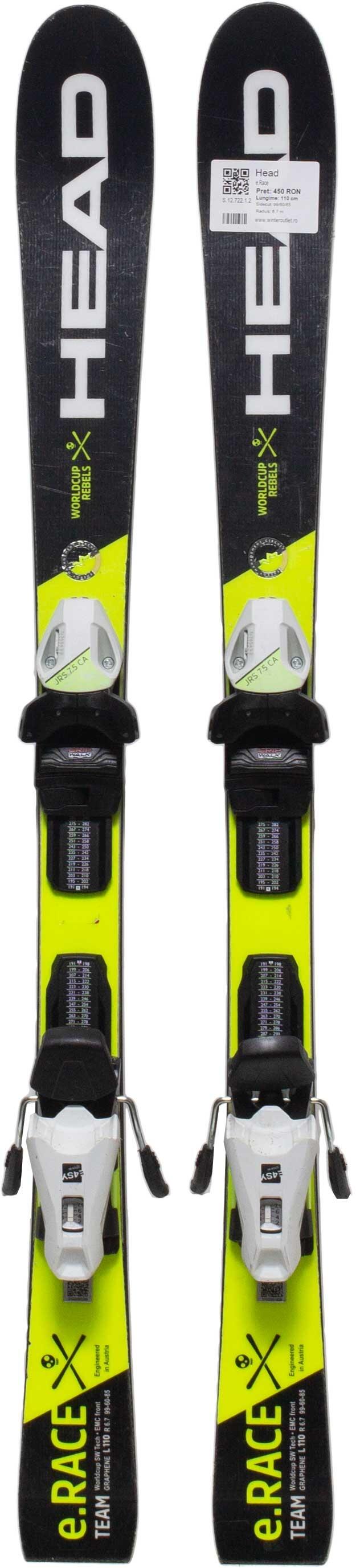 Skis d'occasion - HEAD e.Race, 110 cm, État satisfaisant 2/4