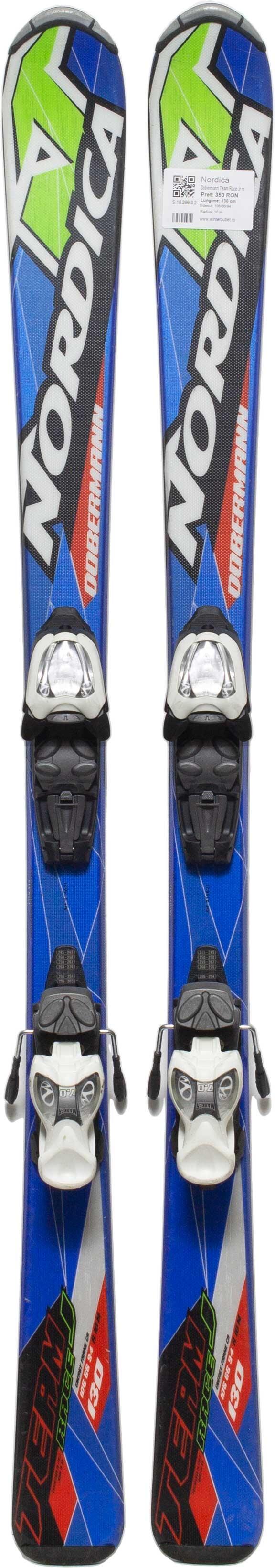 Gebruikte ski's - NORDICA Dobermann Team Race Jr, 90 cm, Zeer goede staat 2/4