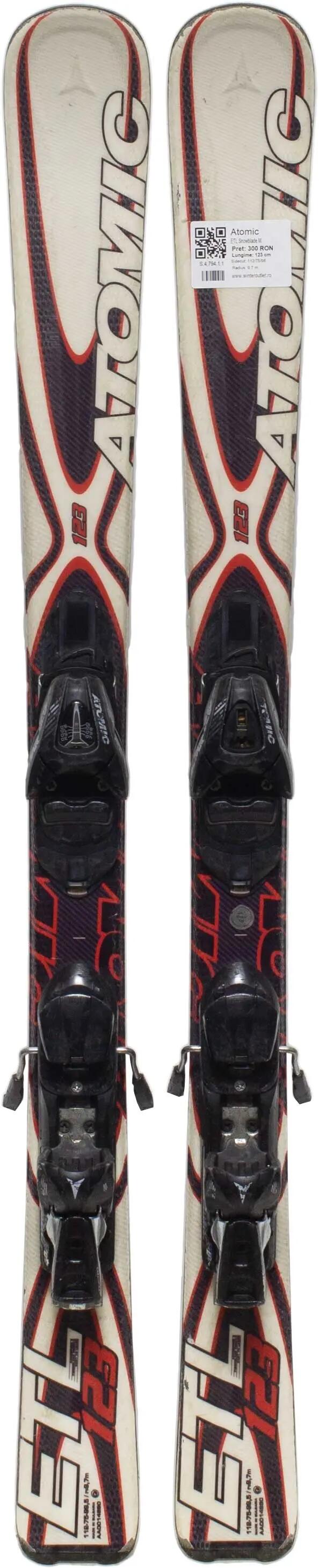 Second life - Narty Atomic ETL Snowblade M 123cm 2/4