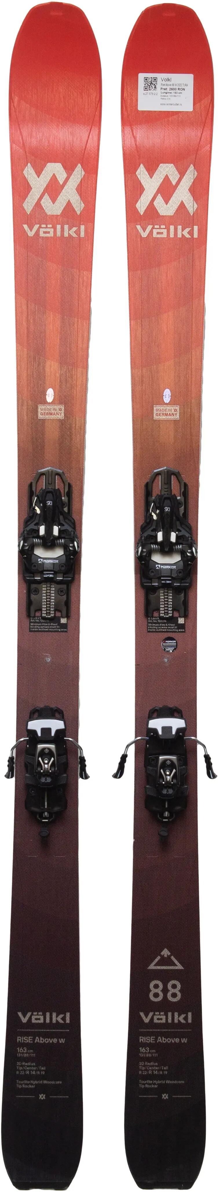 Használt síléc kötéssel - Volkl Rise Above 88 W 2022 TURA 170cm 2/4