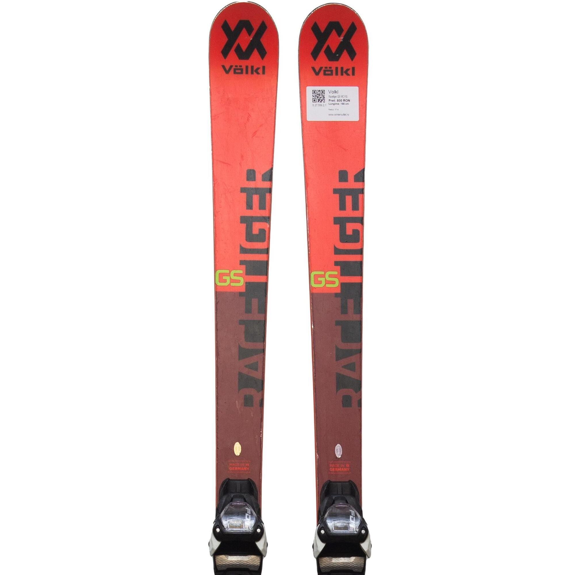 VÖLKL 2ND LIFE - VOLKL Racetiger GS WC FIS, 166 cm, Velmi dobrý stav