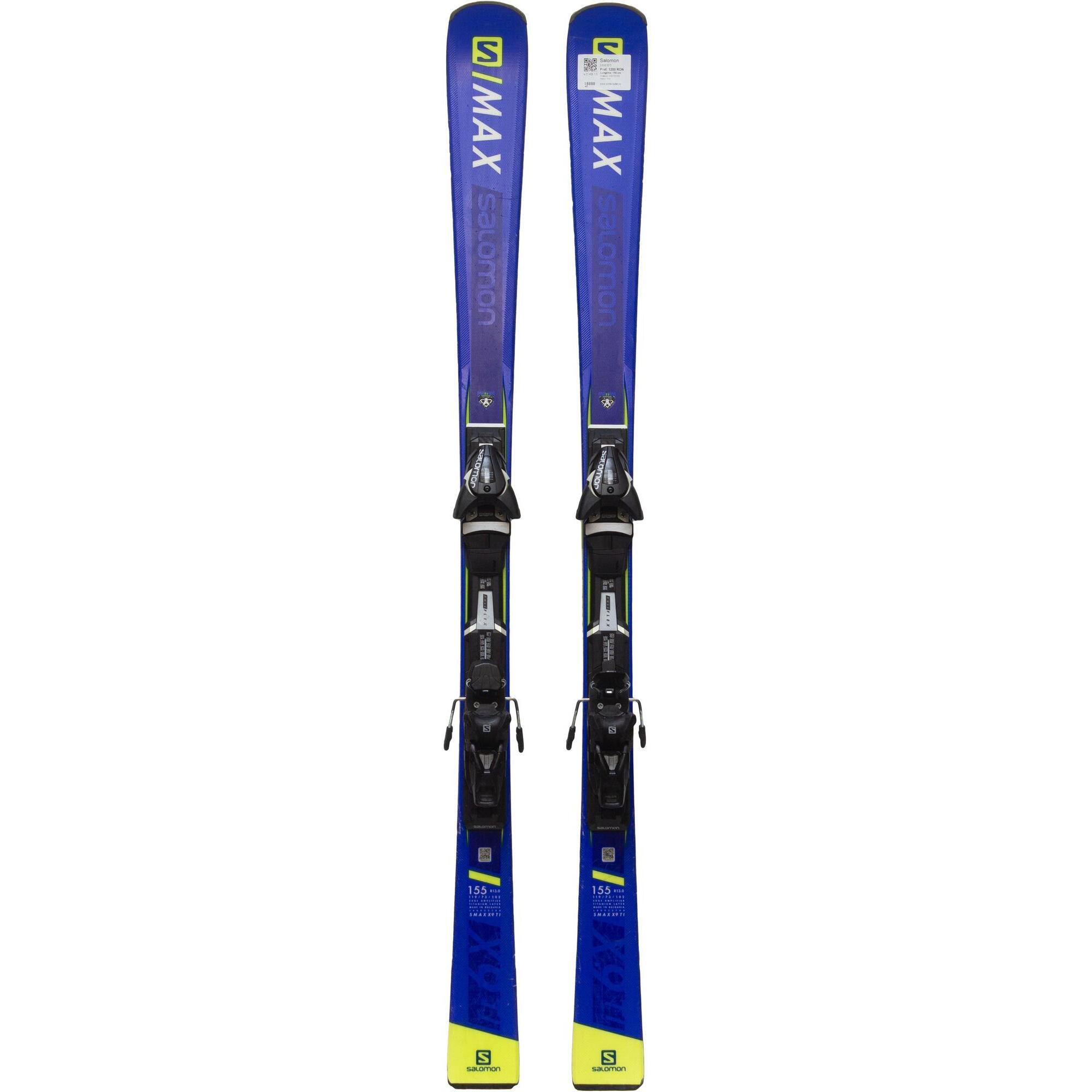 2ND LIFE - SALOMON S MAX X9 TI, 165 cm, Velmi dobrý stav