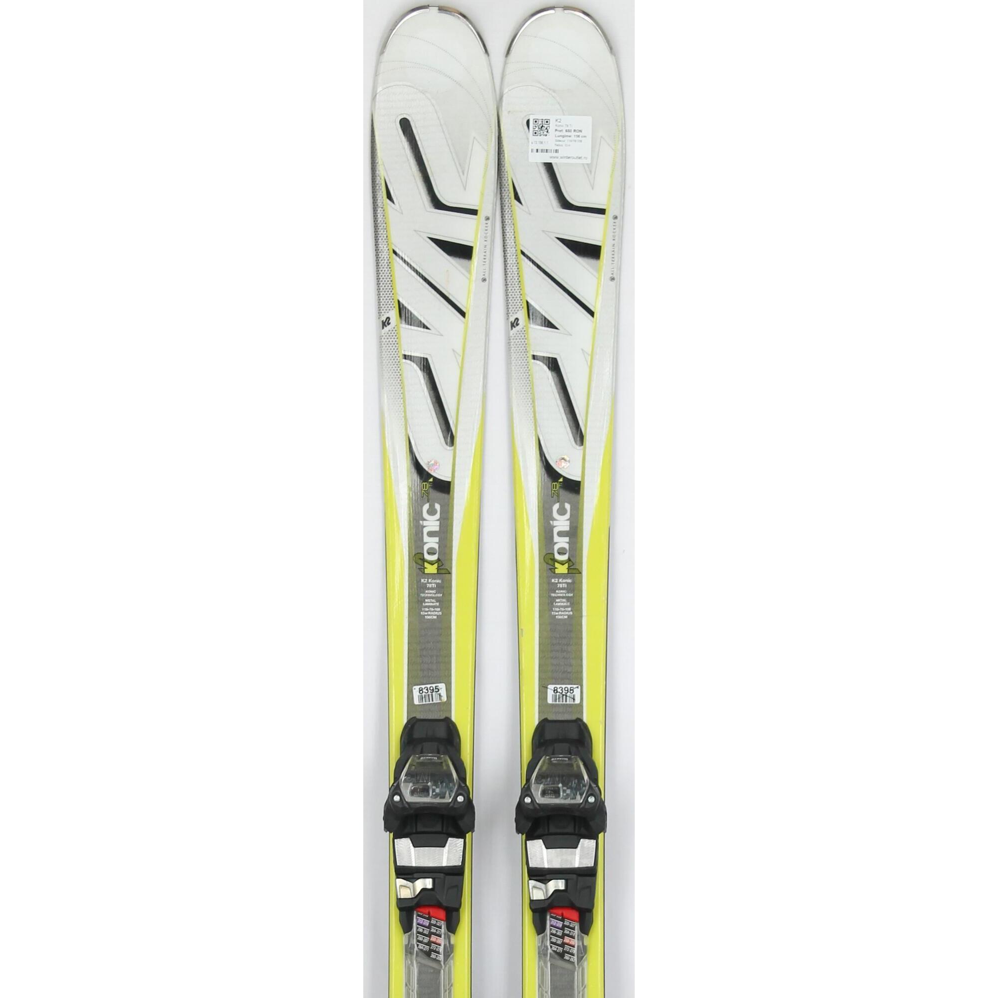 Używane narty - K2 Konic 78 Ti, 177 cm, stan bardzo dobry