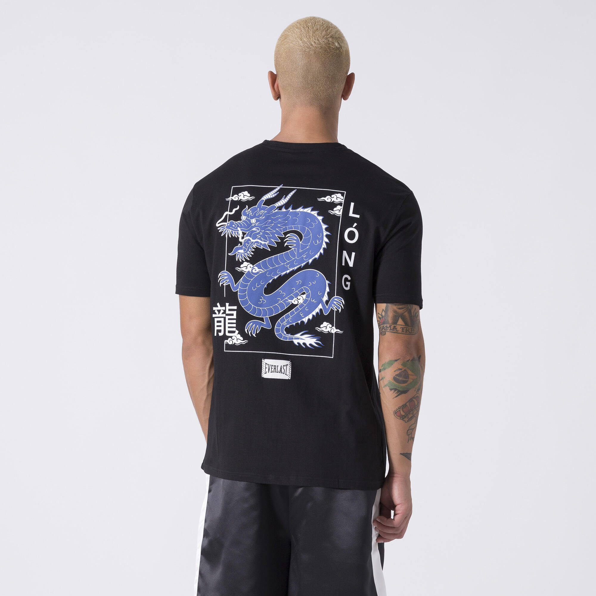 T-SHIRT EXCLUSIVE AVEC GRAPHIQUE DRAGON NOIR COTON 3/7