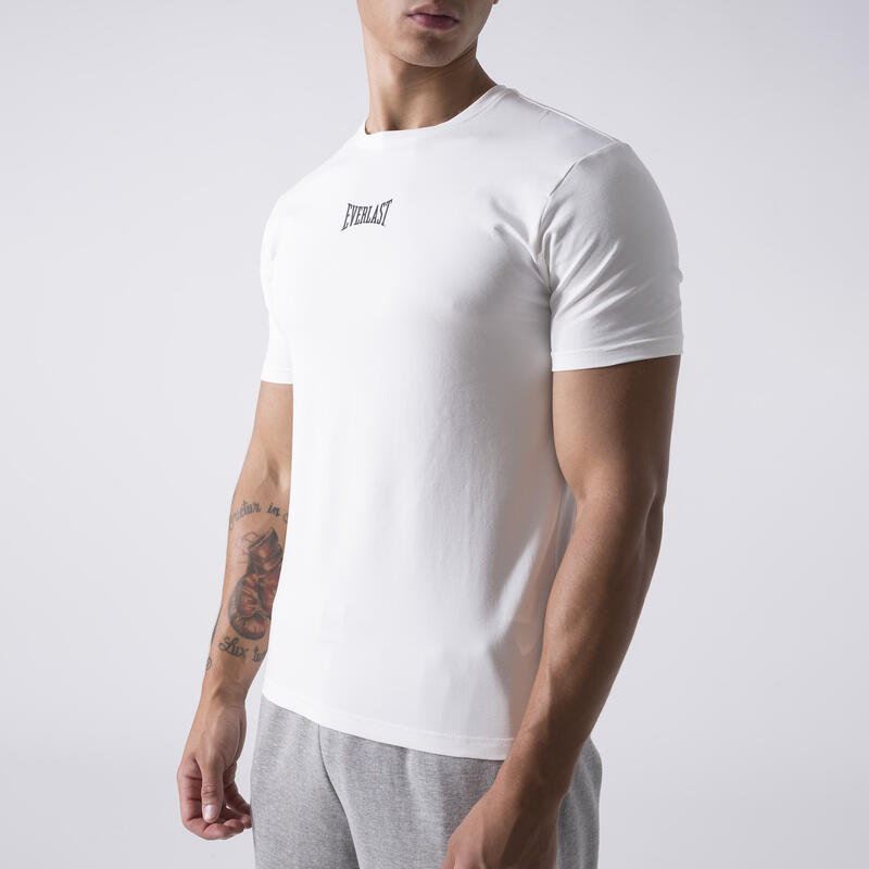 T-SHIRT EXCLUSIVE AVEC PETIT LOGO OFF WHITE COTON, ÉLASTHANE