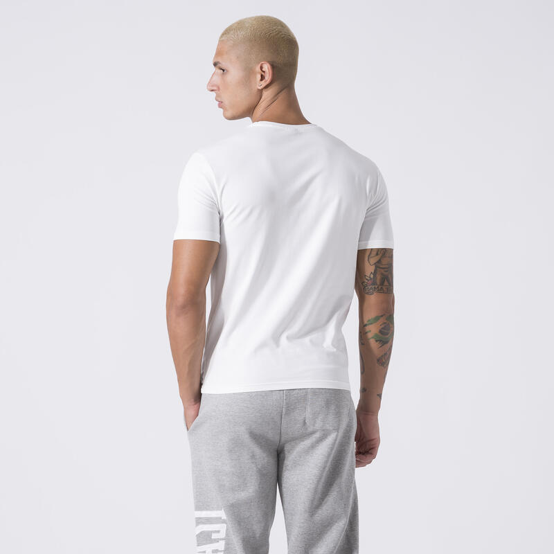 T-SHIRT EXCLUSIVE AVEC PETIT LOGO OFF WHITE COTON, ÉLASTHANE