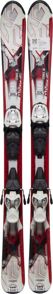 Używane narty - K2 AMP Strike Jr, 112 cm, stan bardzo dobry