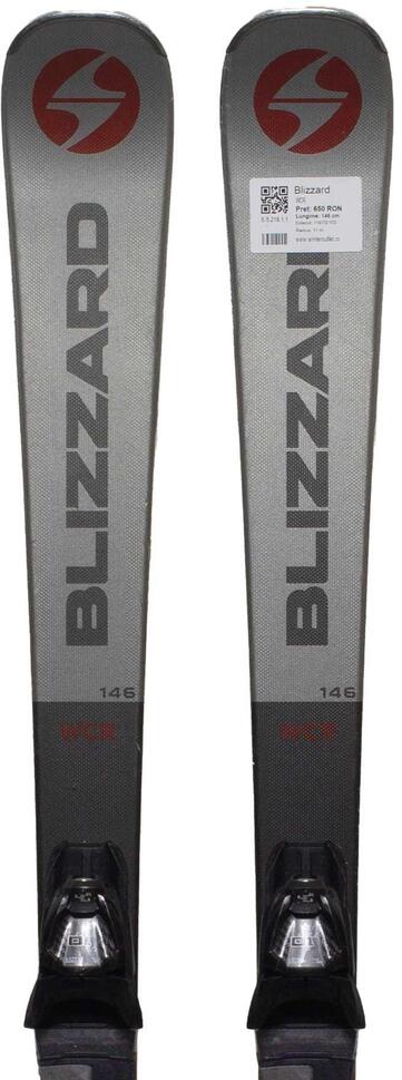 Używane narty - BLIZZARD WCR, 153 cm, stan bardzo dobry