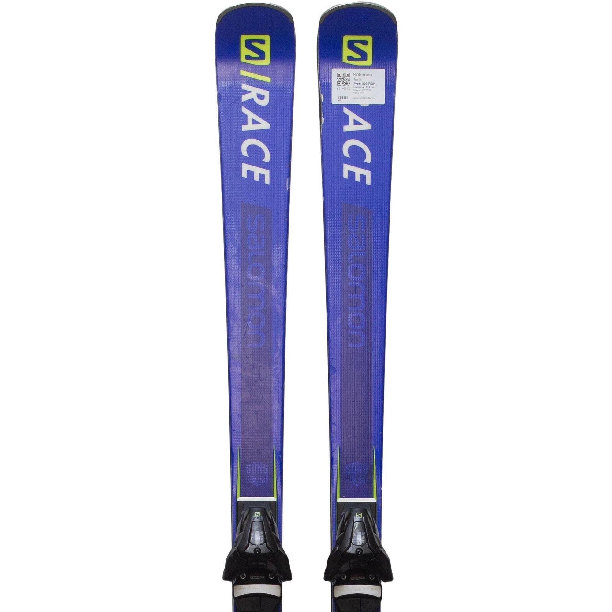 Używane narty SALOMON Race GS, 180 cm, stan zadowalający