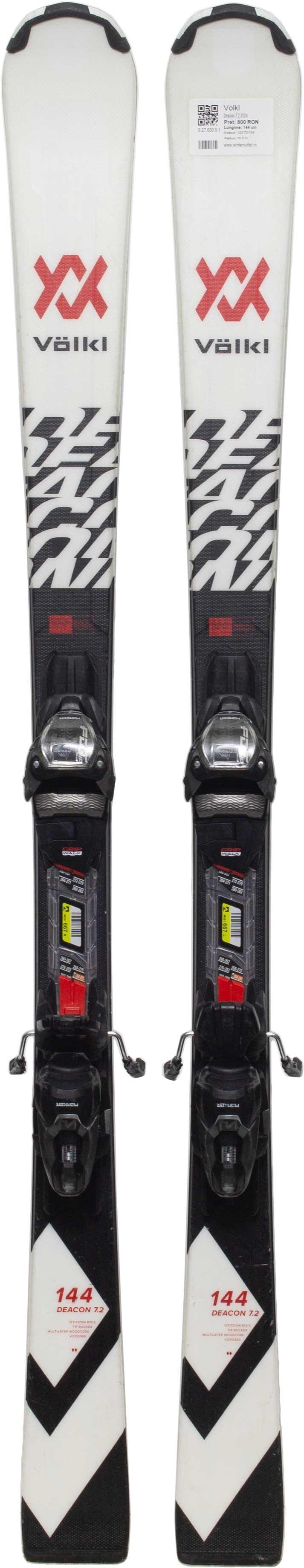 Gebruikte ski's - VOLKL Deacon 7.2 2024, 165 cm, Zeer goede staat 3/5