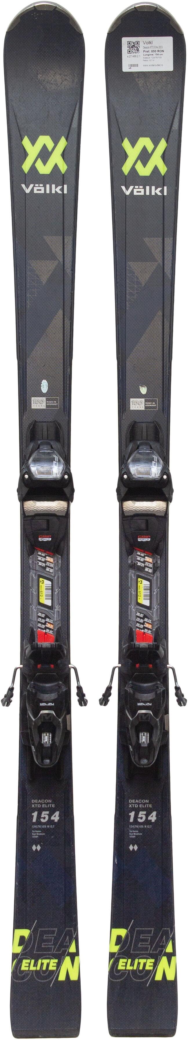 Skis d'occasion - VOLKL Deacon XTD Elite 2023, 154 cm, Très bon état 3/5