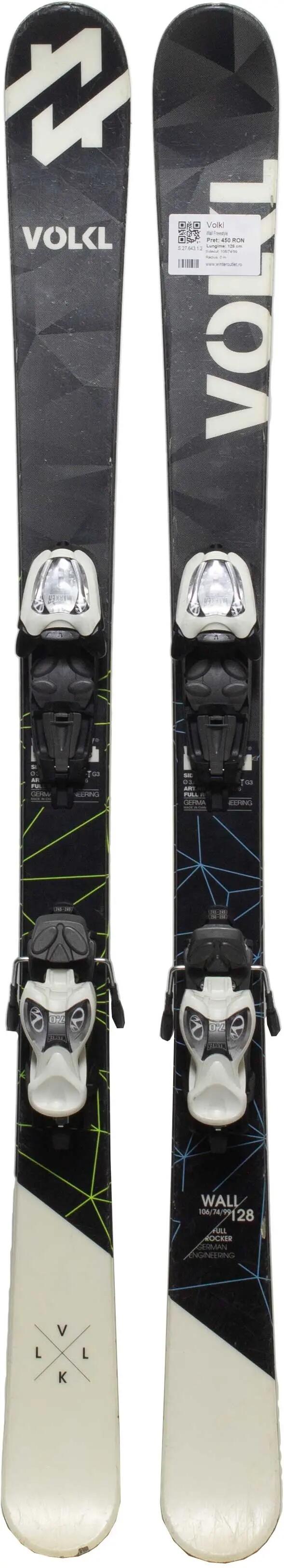 Használt gyereksíléc kötéssel - Volkl Wall Freestyle 138cm 2/4