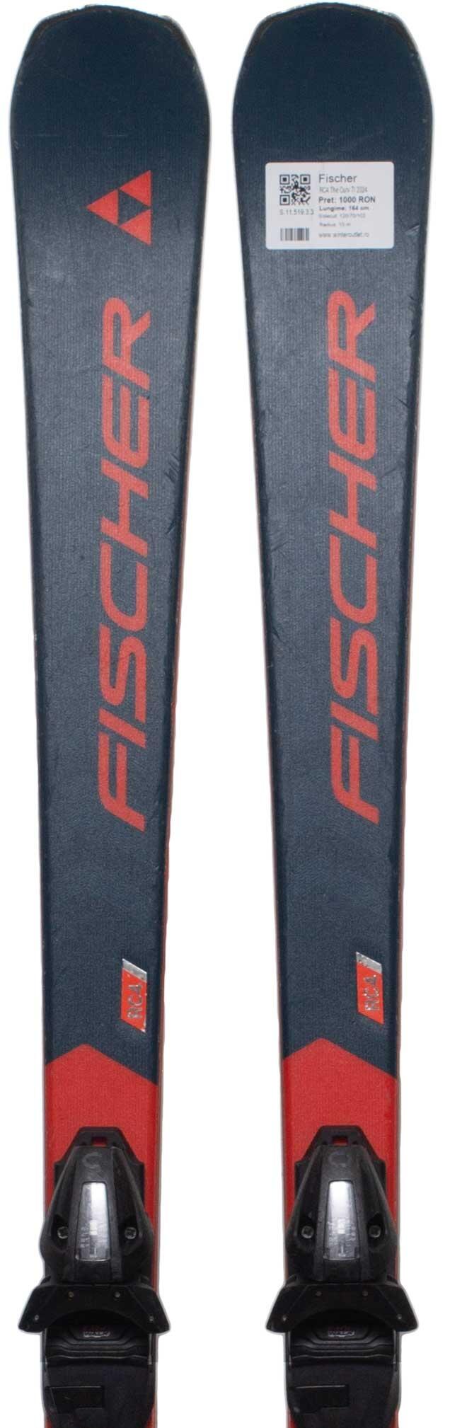 FISCHER Skis d'occasion - FISCHER RC4 The Curv TI 2024, 164 cm, Très bon état
