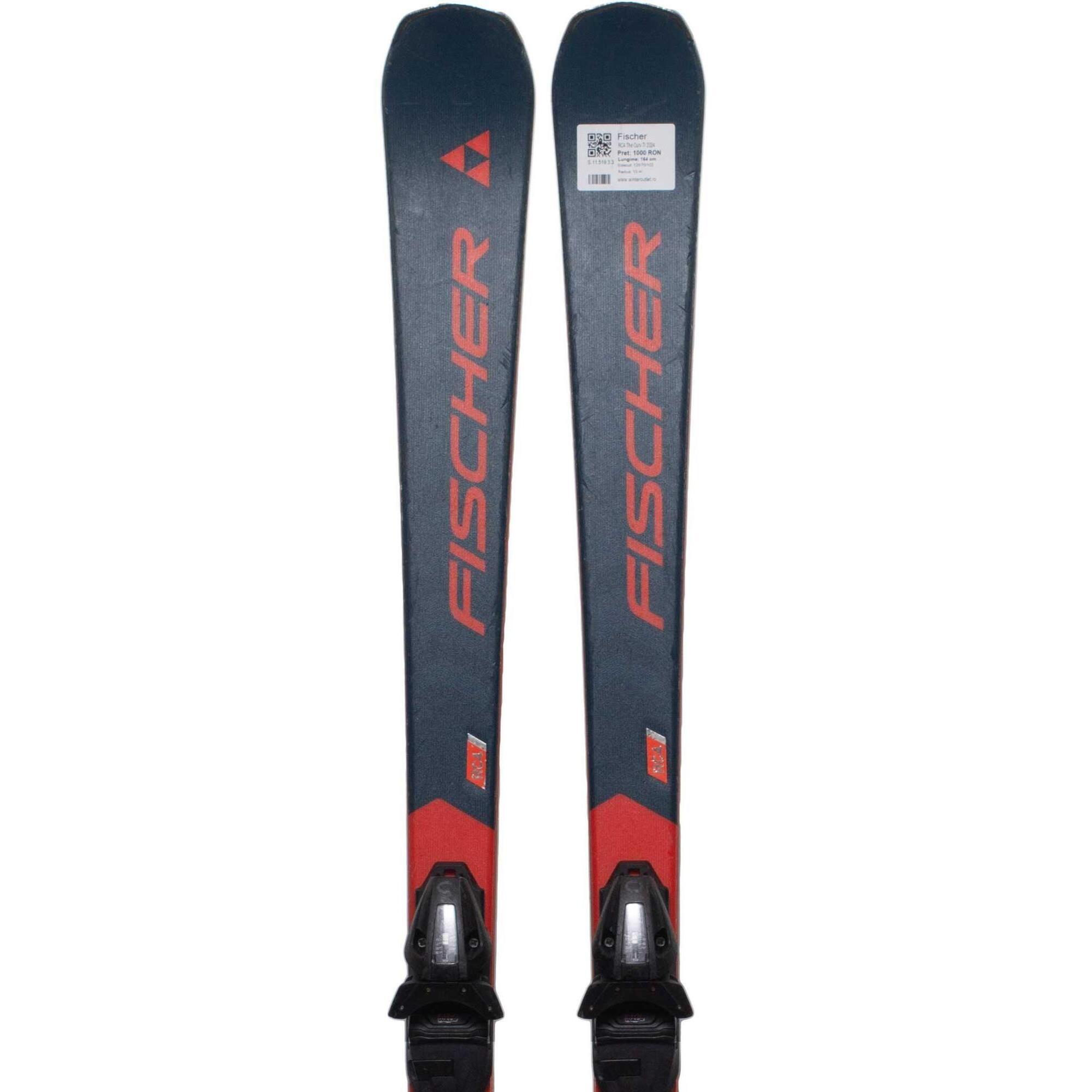 Używane narty - FISCHER RC4 The Curv TI 2024, 157 cm, stan bardzo dobry