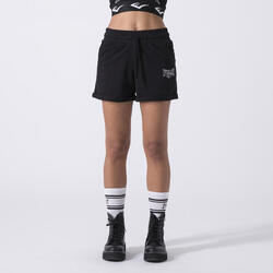 SHORTS ICONIQUES EN MOLLETON NON BOUCLÉ BLACK COTON, POLYESTER