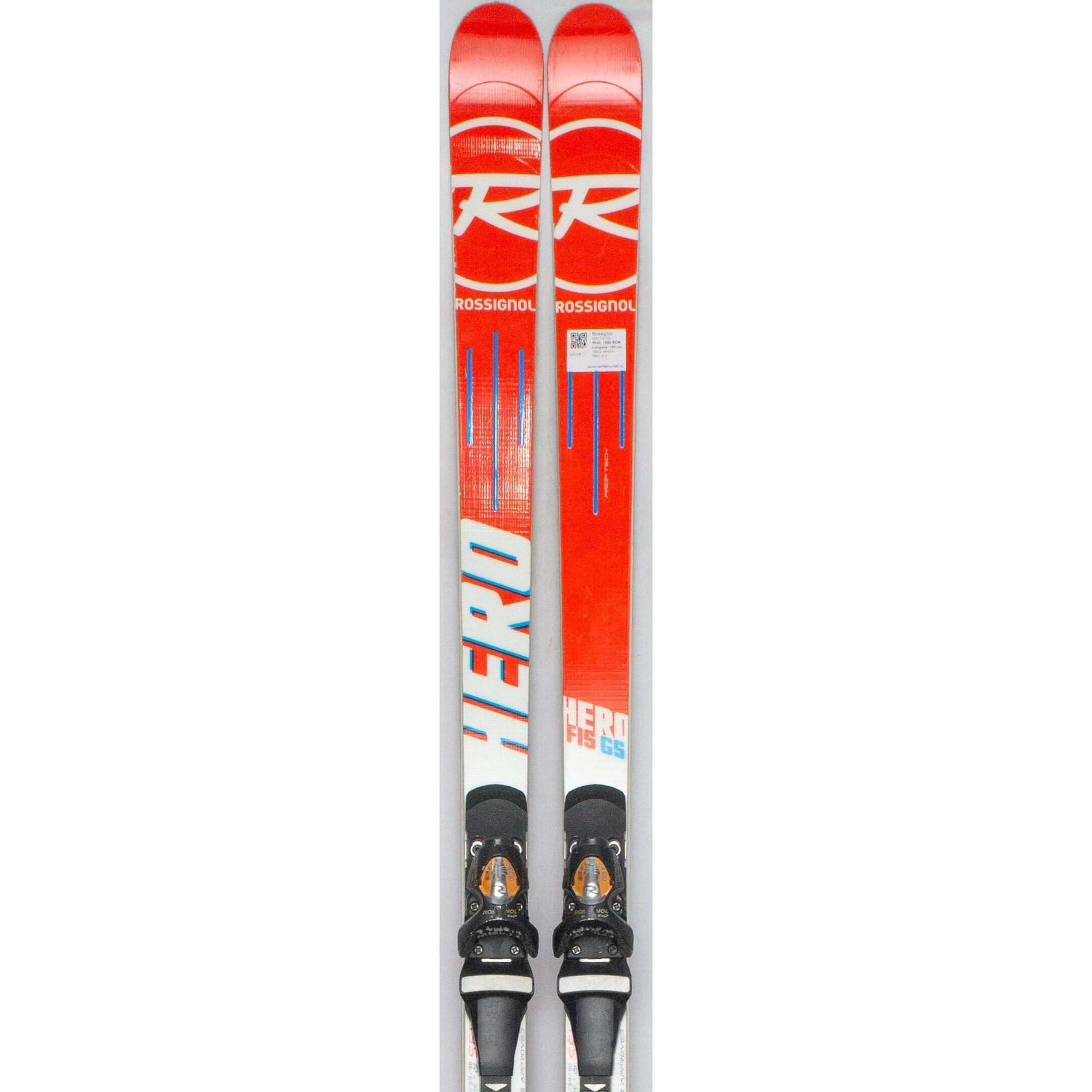 Használt Síléc - Rossignol Hero FIS GS, 195 cm - Kitűnő állapotú