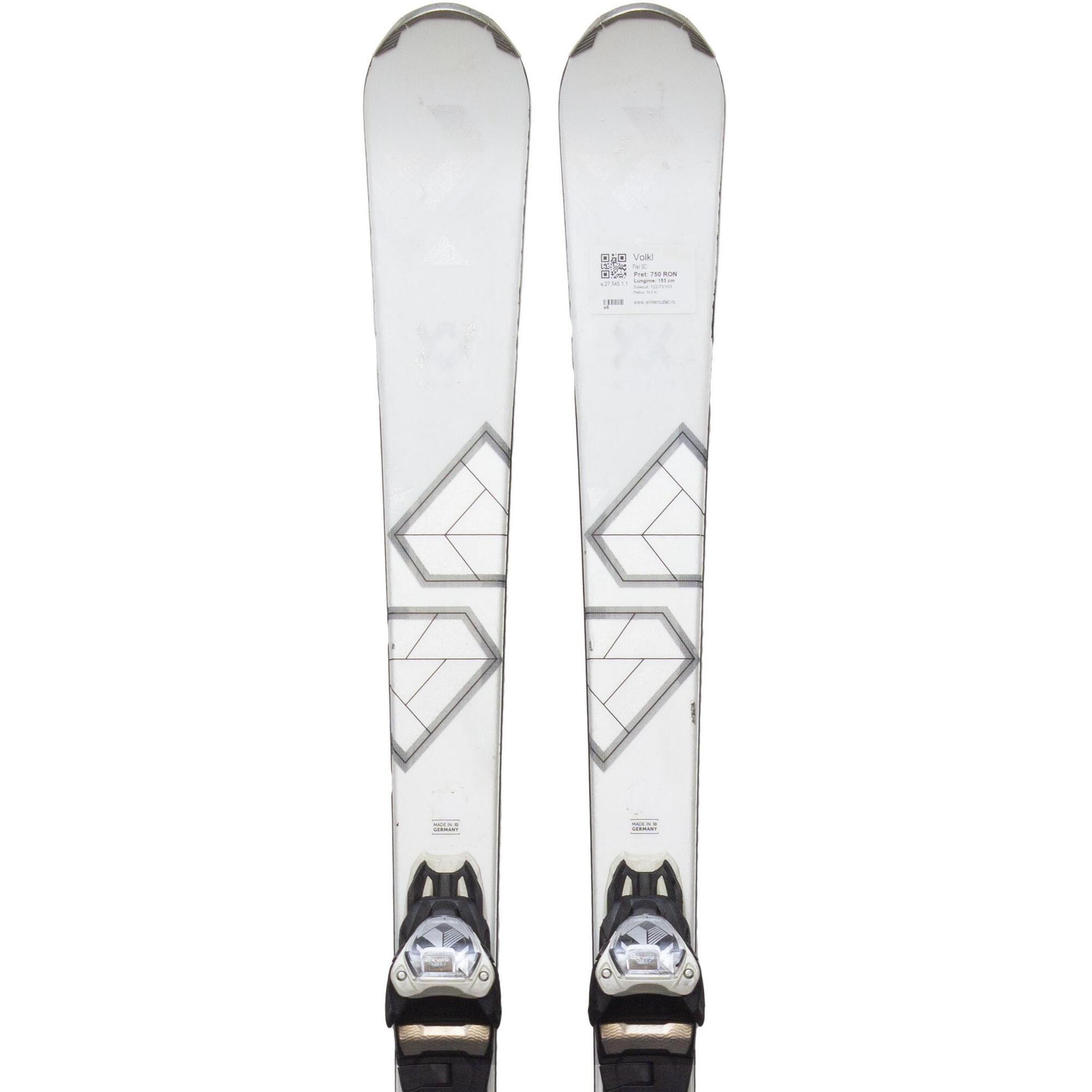 Używane narty - VOLKL Flair SC, 158 cm, dobry stan