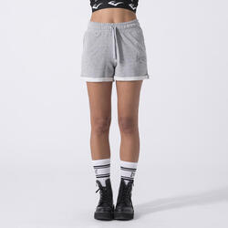 SHORTS ICONIQUES EN MOLLETON NON BOUCLÉ BLACK COTON, POLYESTER