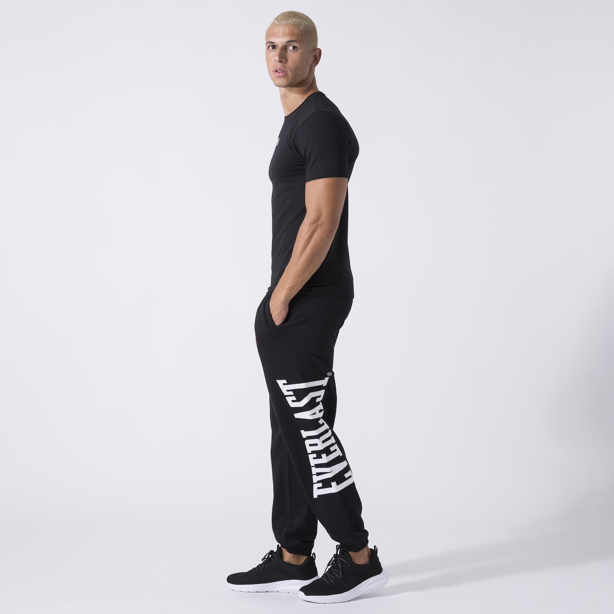 T-SHIRT EXCLUSIVE AVEC PETIT LOGO NOIR COTON, ÉLASTHANE 3/6