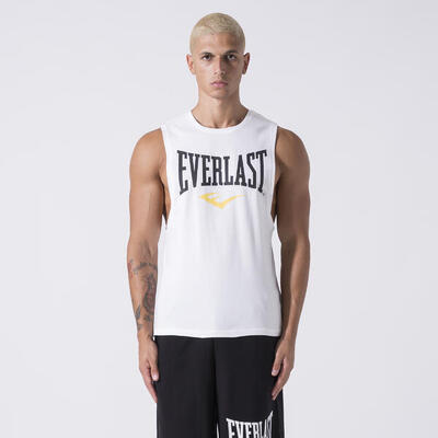 ICONISCHES TRÄGERTOP AUS JERSEY OFF WHITE BAUMWOLLE