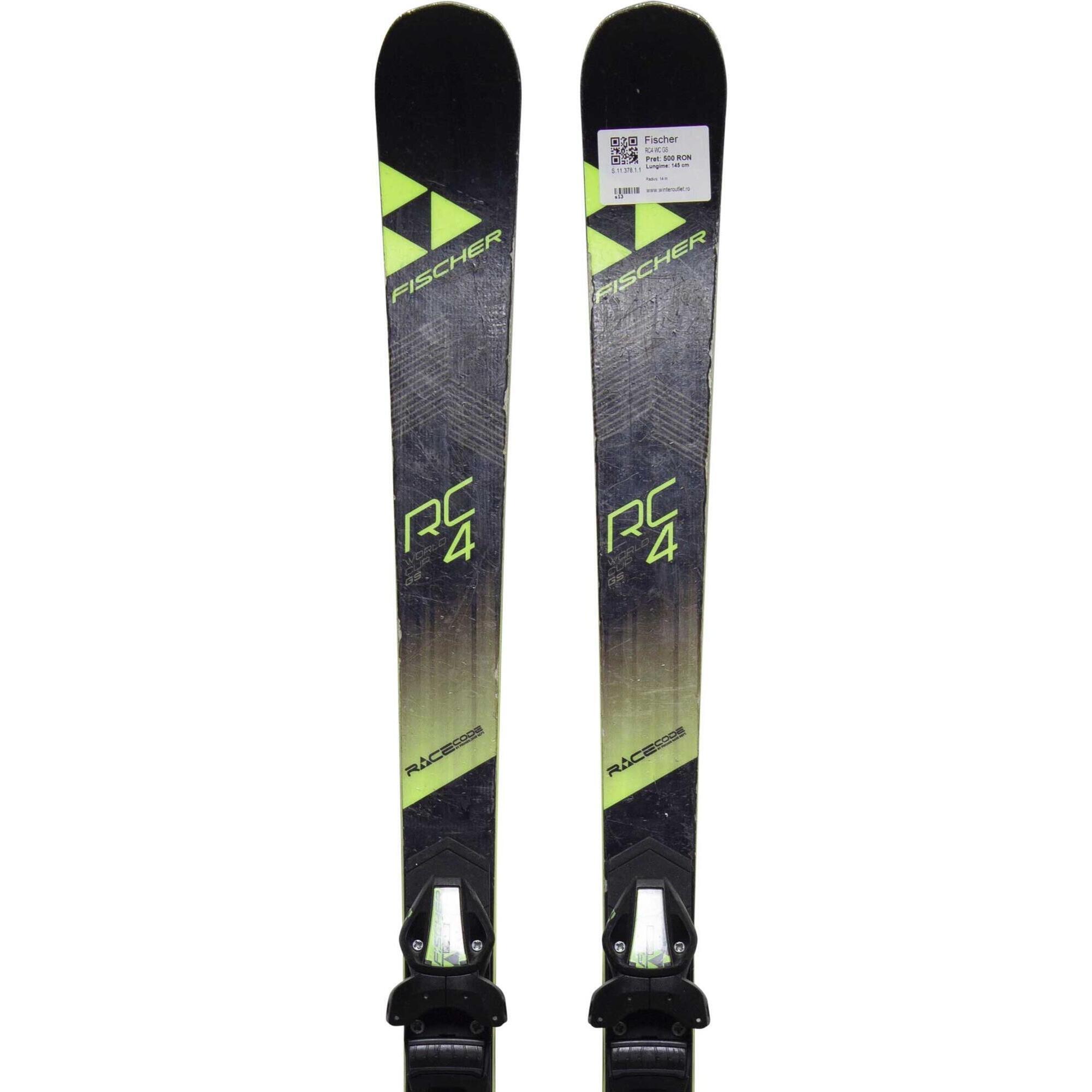 Second Life- Narty FISCHER RC4 WC GS, 165 cm, stan dobry