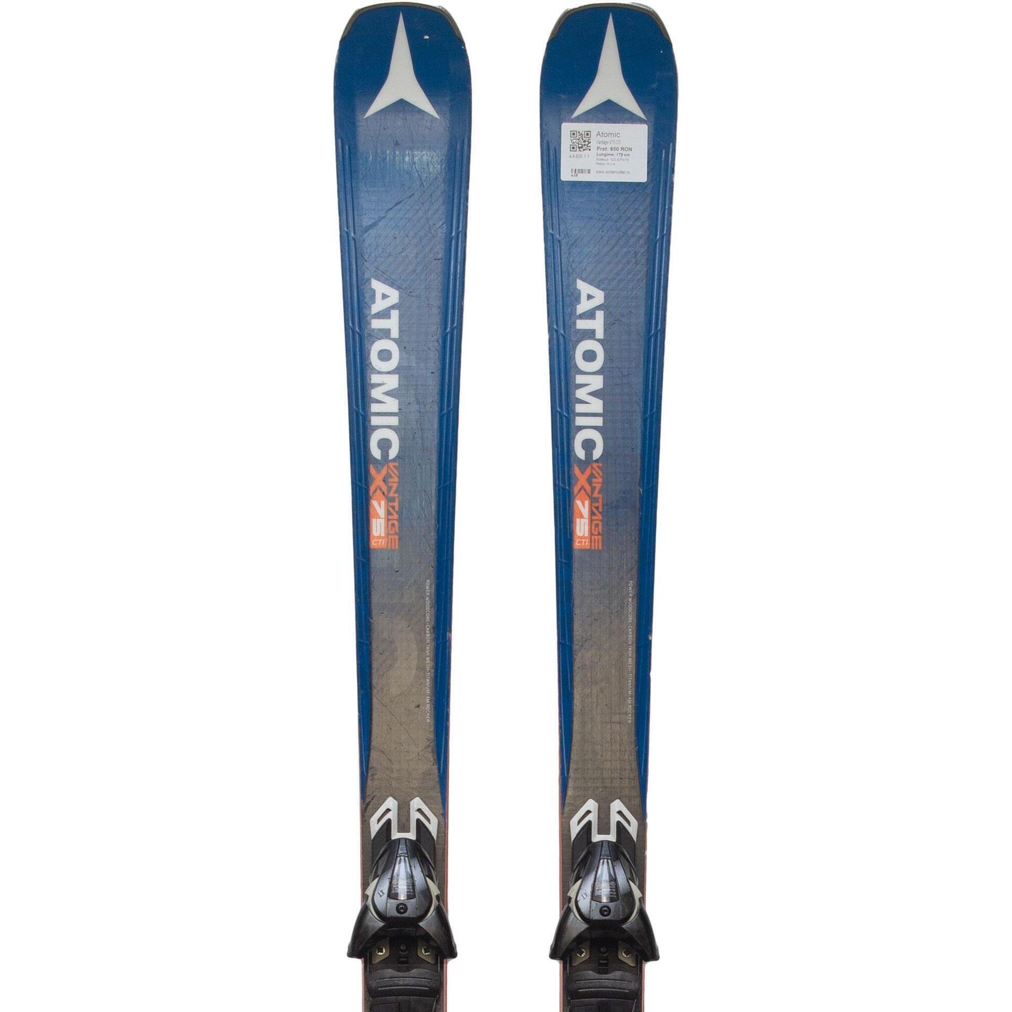 Używane narty - ATOMIC Vantage X75 CTI, 171 cm, stan dobry