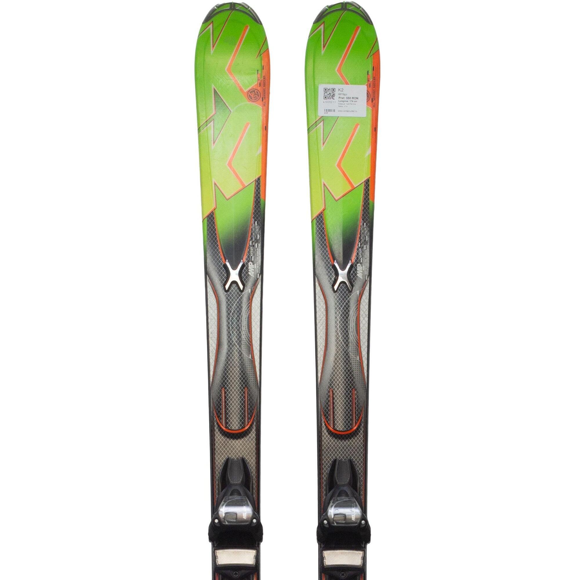 Second Life- Narty K2 AMP Razor, 174 cm, stan idealny