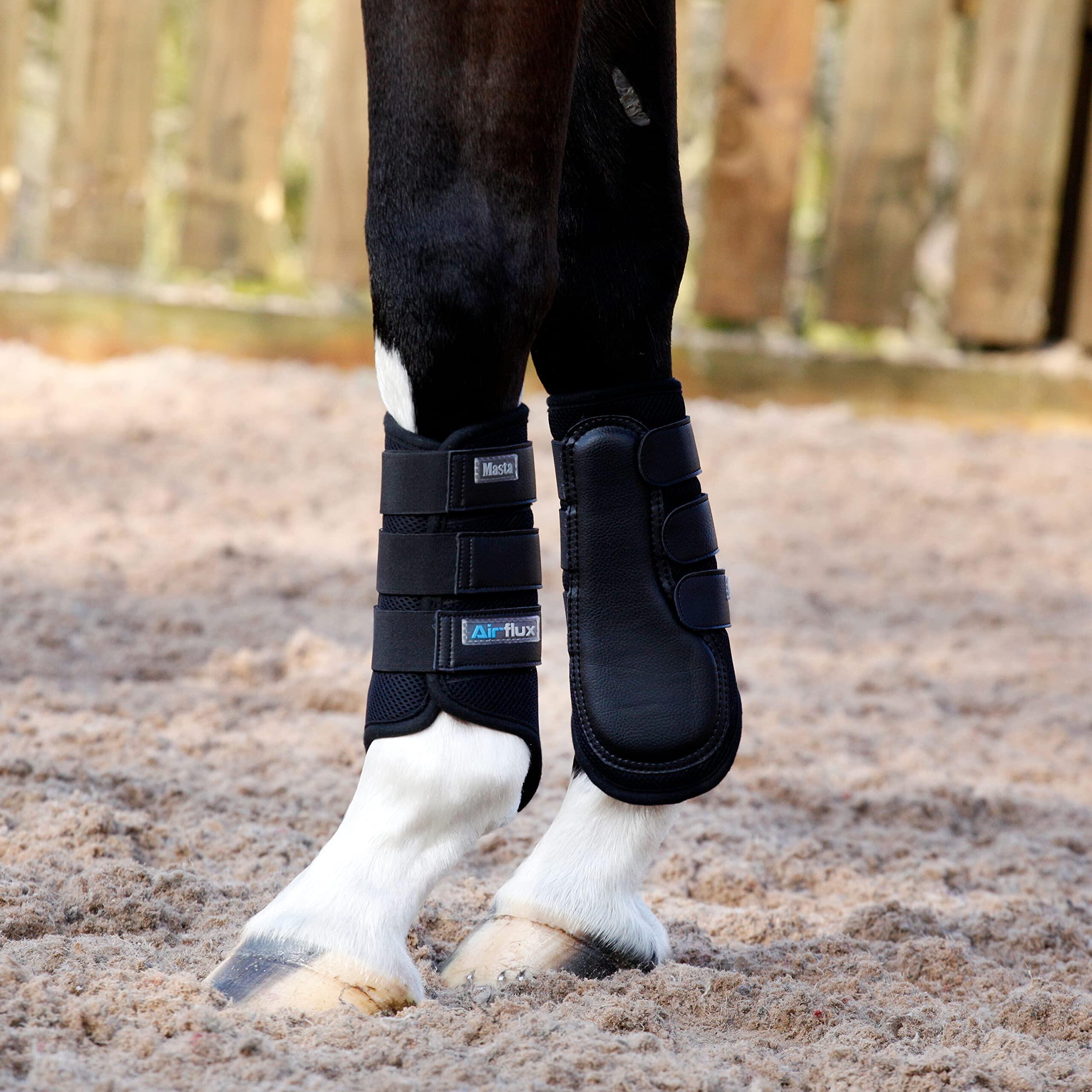 Horse brushing boots hotsell