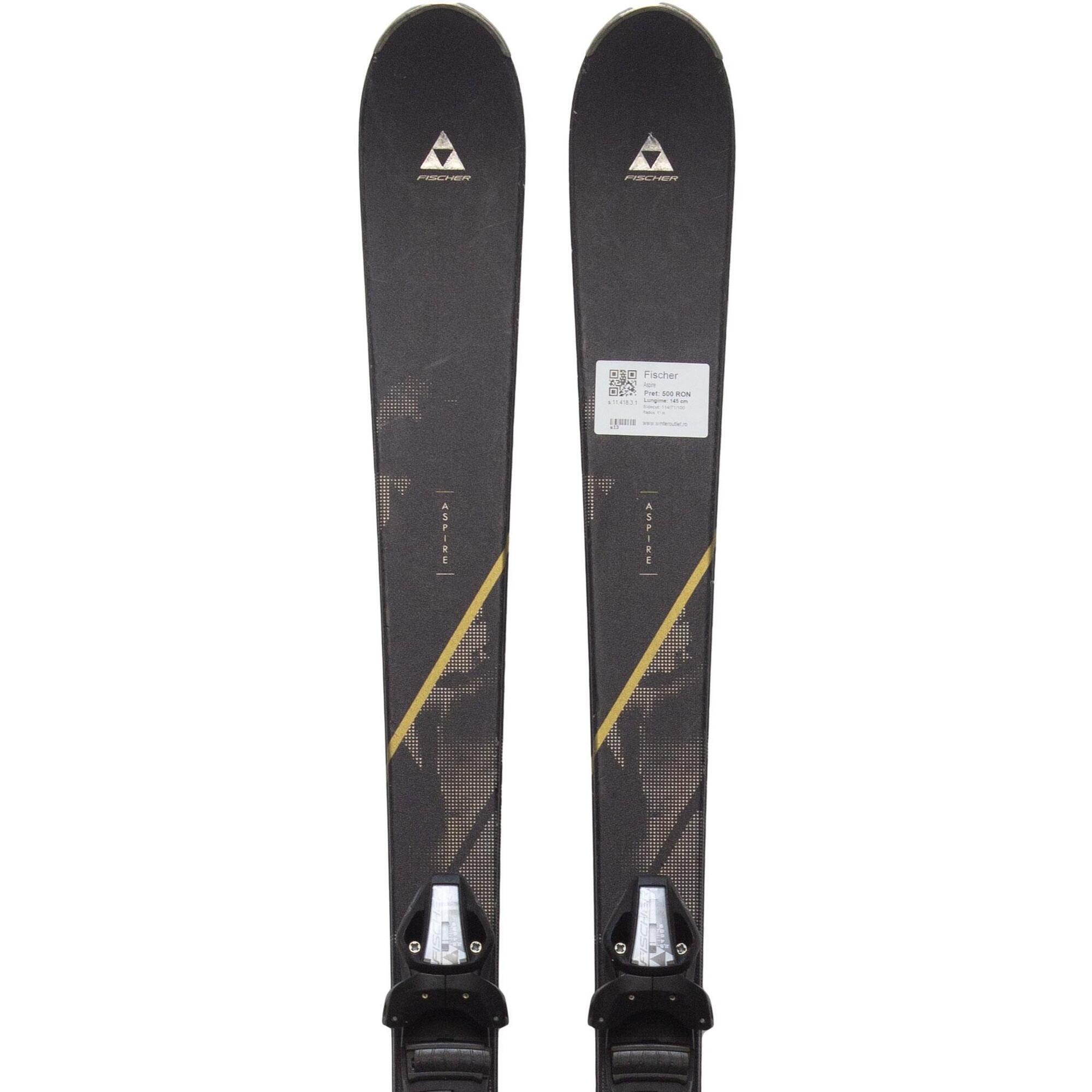 Używane narty - FISCHER Aspire, 140 cm, stan dobry