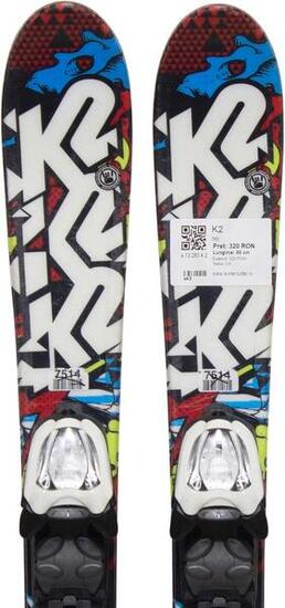 Skis d'occasion - K2 Indy, 112 cm, Très bon état