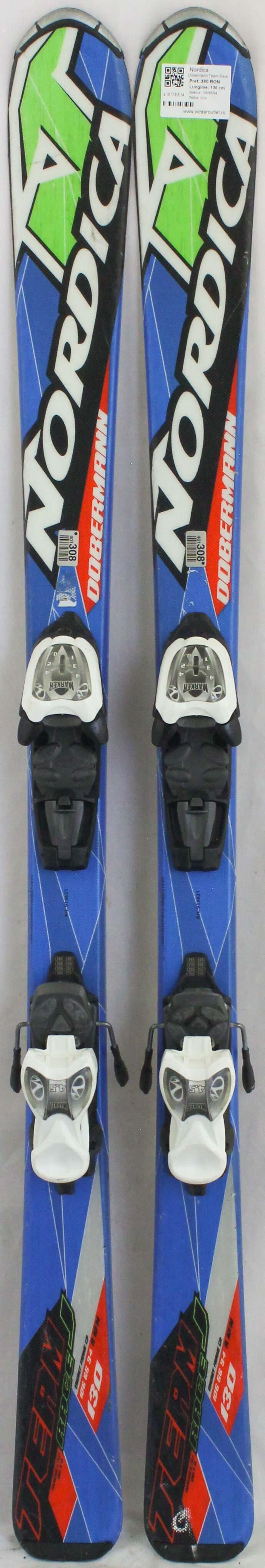 Skis d'occasion - NORDICA Dobermann Team Race Junior, 120 cm, Très bon état 2/4