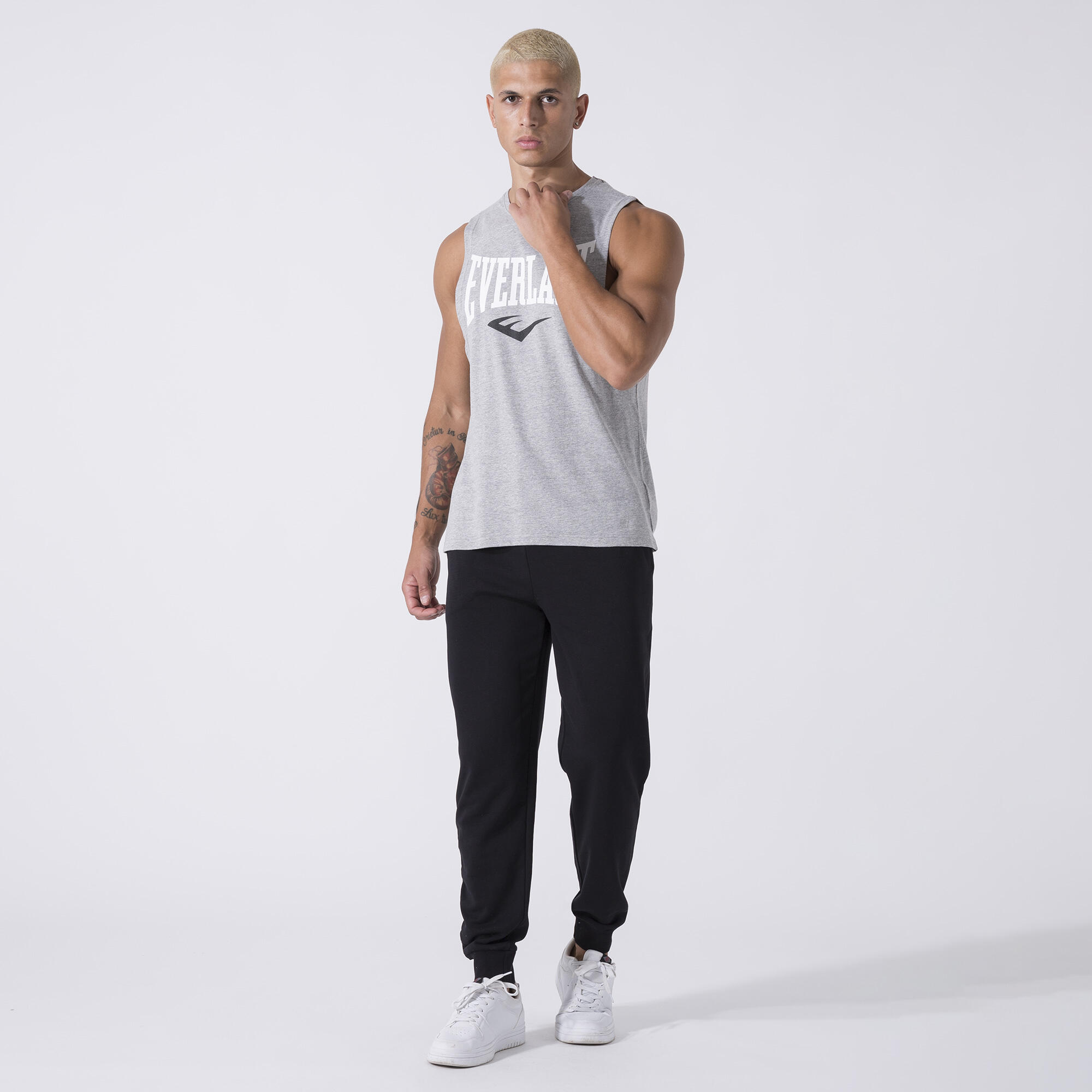 CAMISETA ICONICA EN JERSEY GREY MELANGE ALGODÓN, POLIÉSTER 2/6