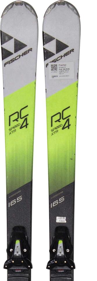 Second Life- Narty FISCHER RC4 Speed XTR, 165 cm, stan dobry