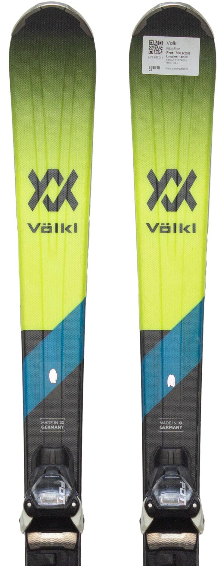 VÖLKL Skis d'occasion - VOLKL Deacon Prime, 135 cm, Très bon état