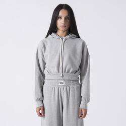 EXCLUSIVE SWEAT À CAPUCHE COUPE BOXY FIT BLACK COTON, ÉLASTHANE