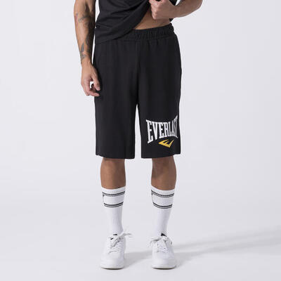 Iconische shorts grijs melange katoen, polyester