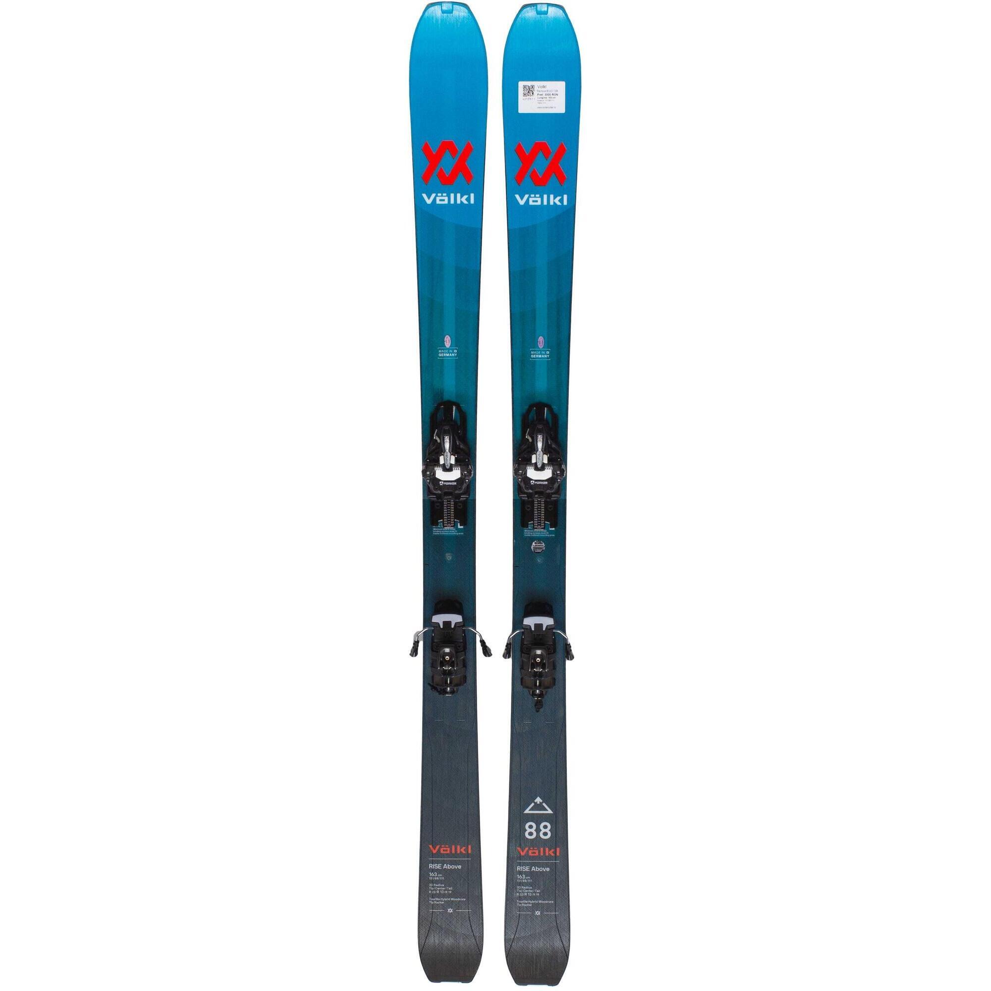 Használt Síléc - Volkl Rise Above 88 2023 TURA, 184 cm - Kitűnő állapotú