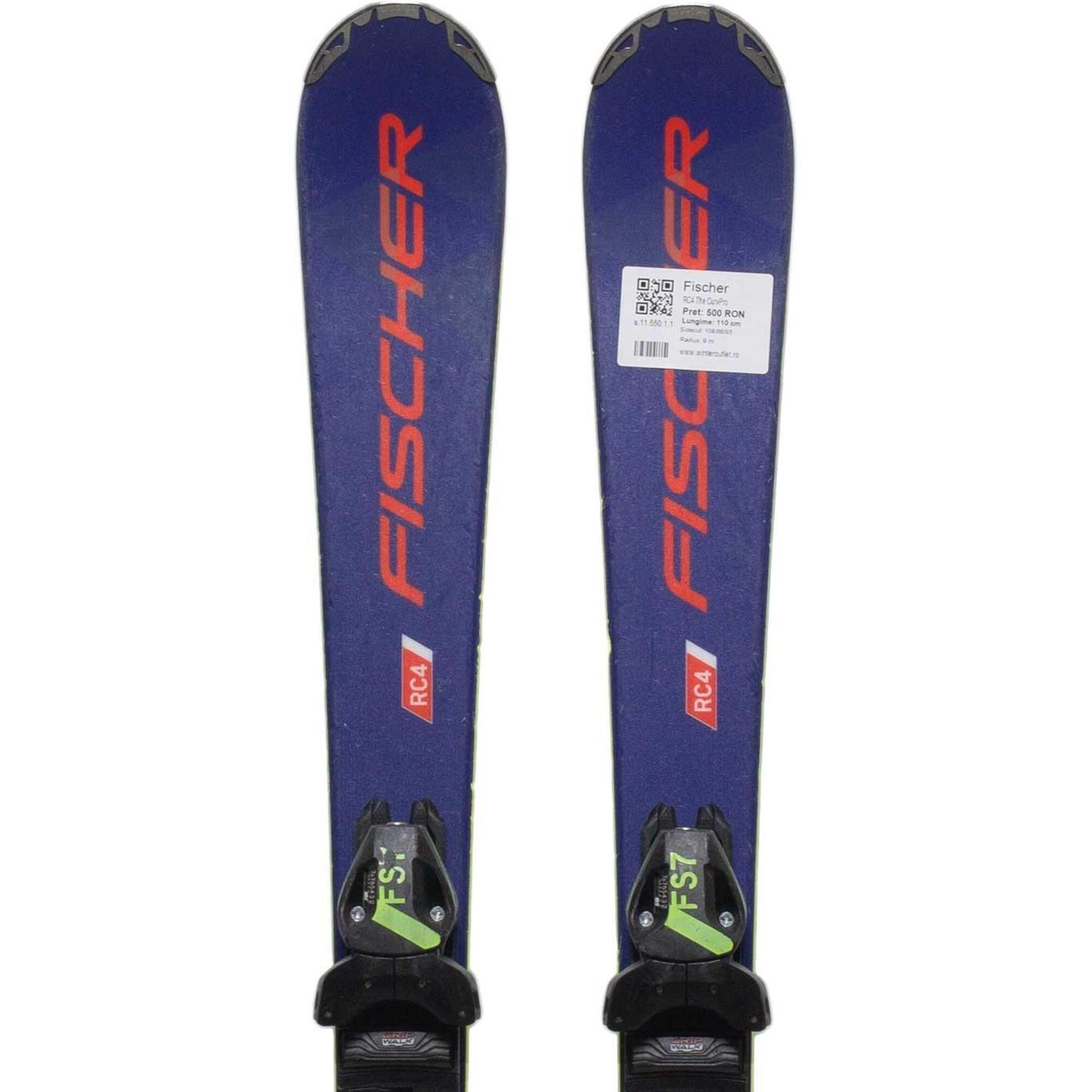 Używane narty - FISCHER RC4 The CurvPro, 130 cm, stan bardzo dobry