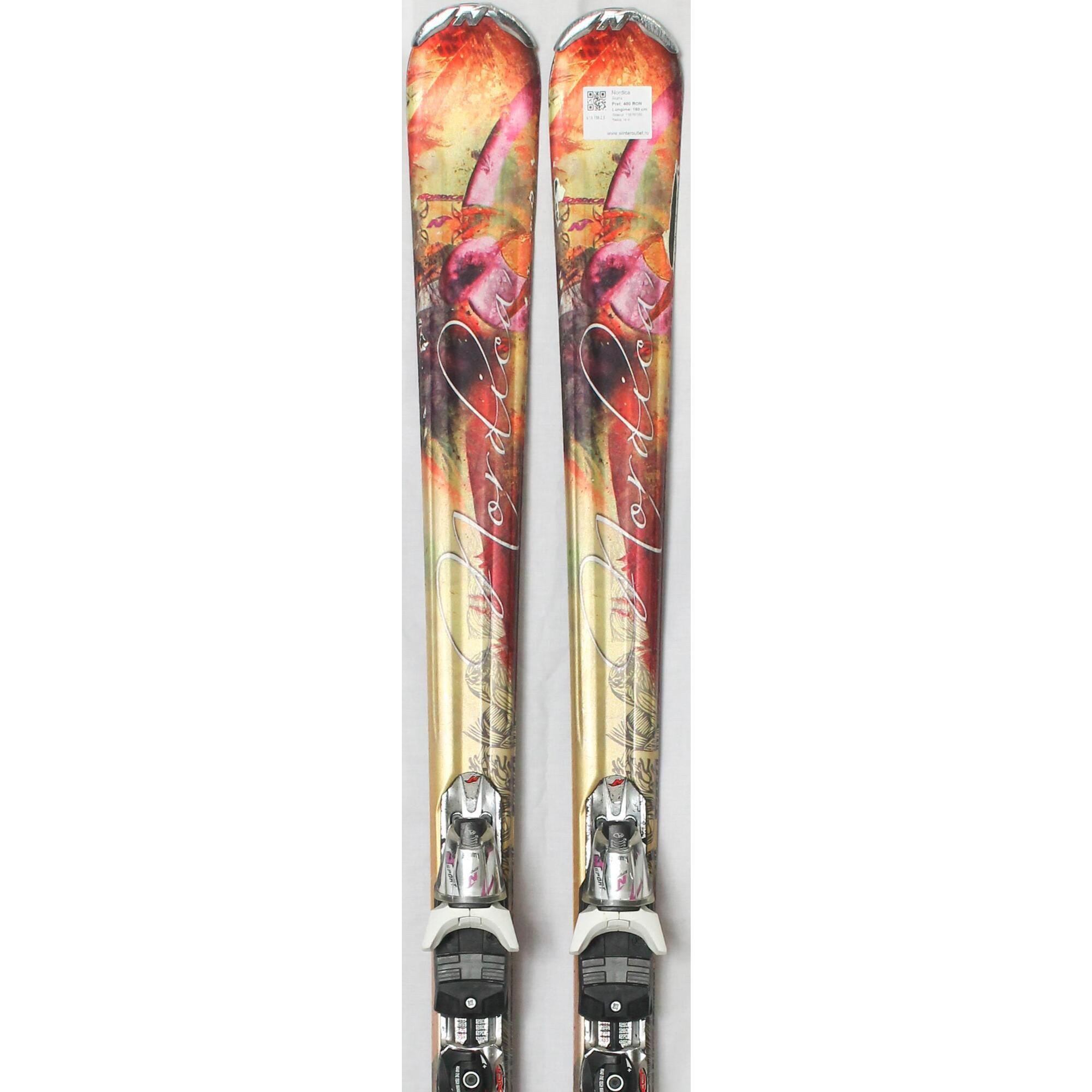 Używane narty - NORDICA Axana, 160 cm, stan dobry