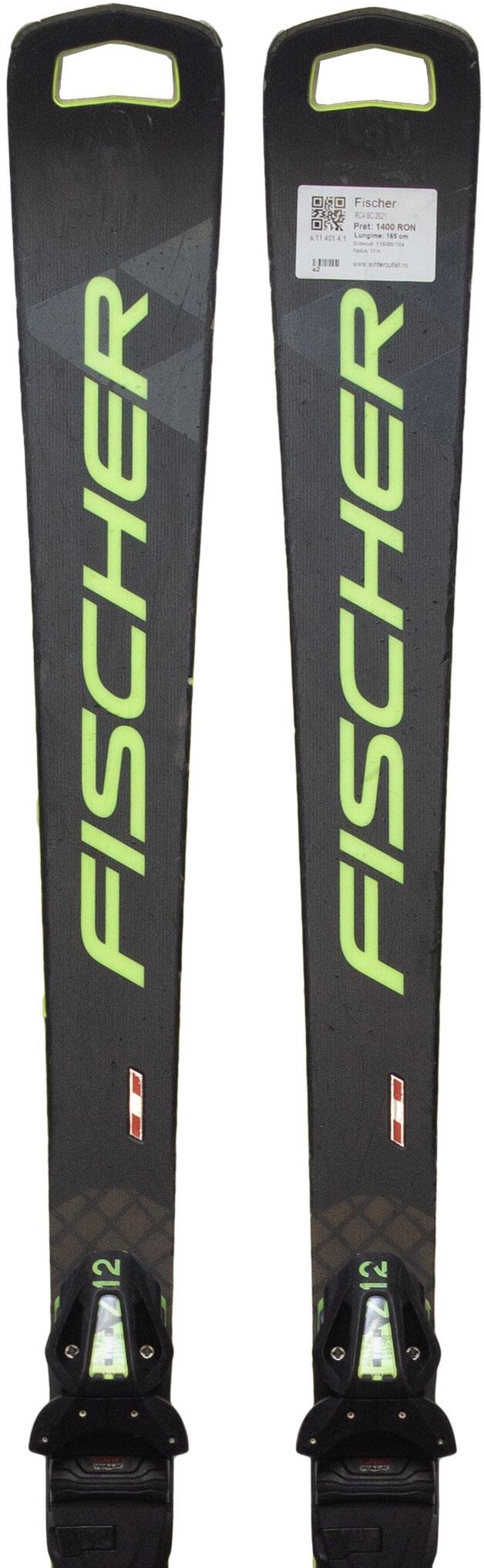 FISCHER Skis d'occasion - FISCHER RC4 SC 2021, 155 cm, Très bon état