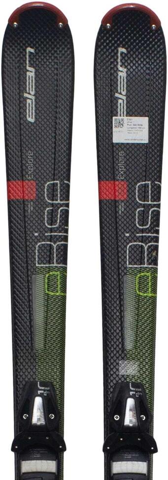 Używane narty - ELAN eRise, 140 cm, stan bardzo dobry