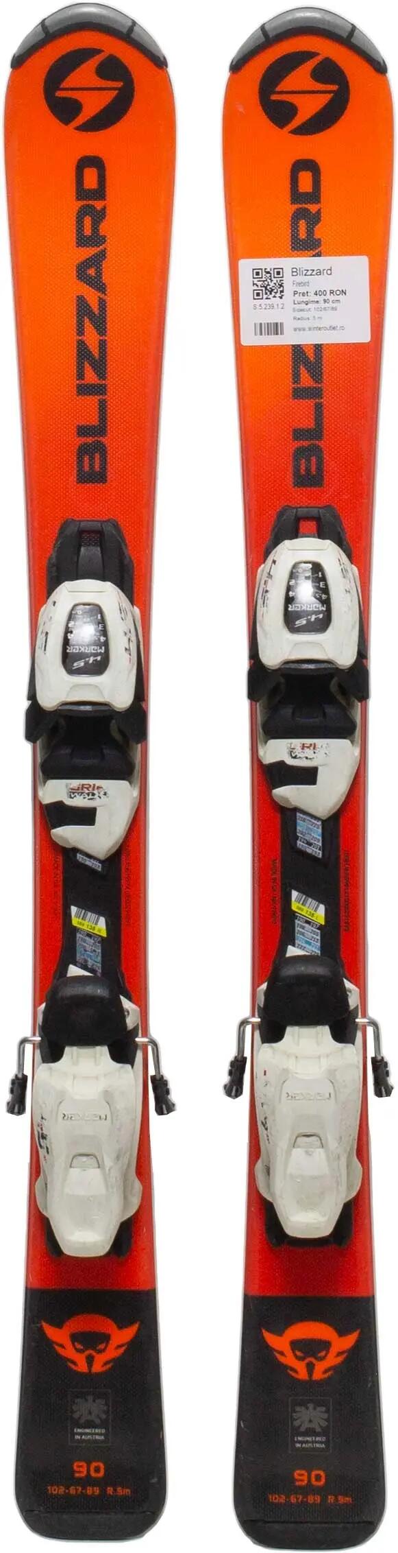 Használt gyereksíléc kötéssel - Blizzard Firebird 90cm 2/4