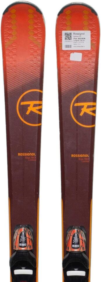 Second Life- Narty ROSSIGNOL Experience 76CI, 154 cm- Stan bardzo dobry