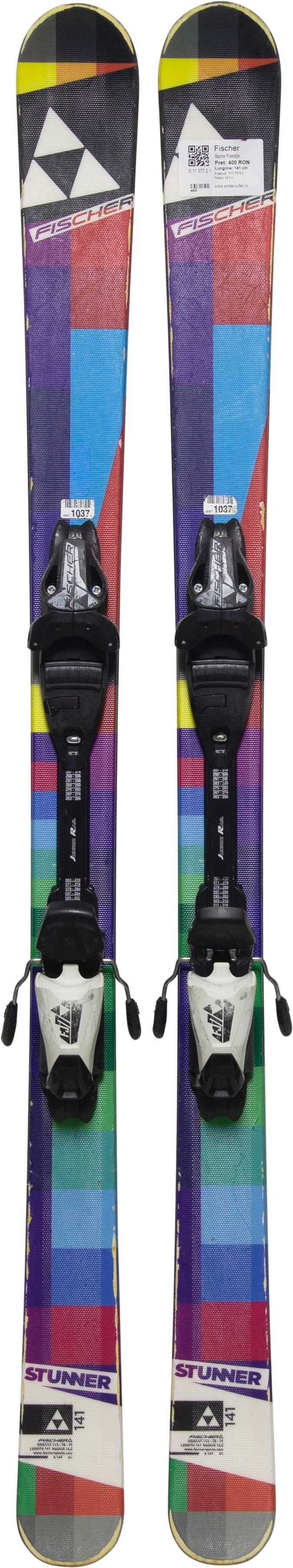 Skis d'occasion - FISCHER Stunner Freestyle, 131 cm, État satisfaisant 2/4