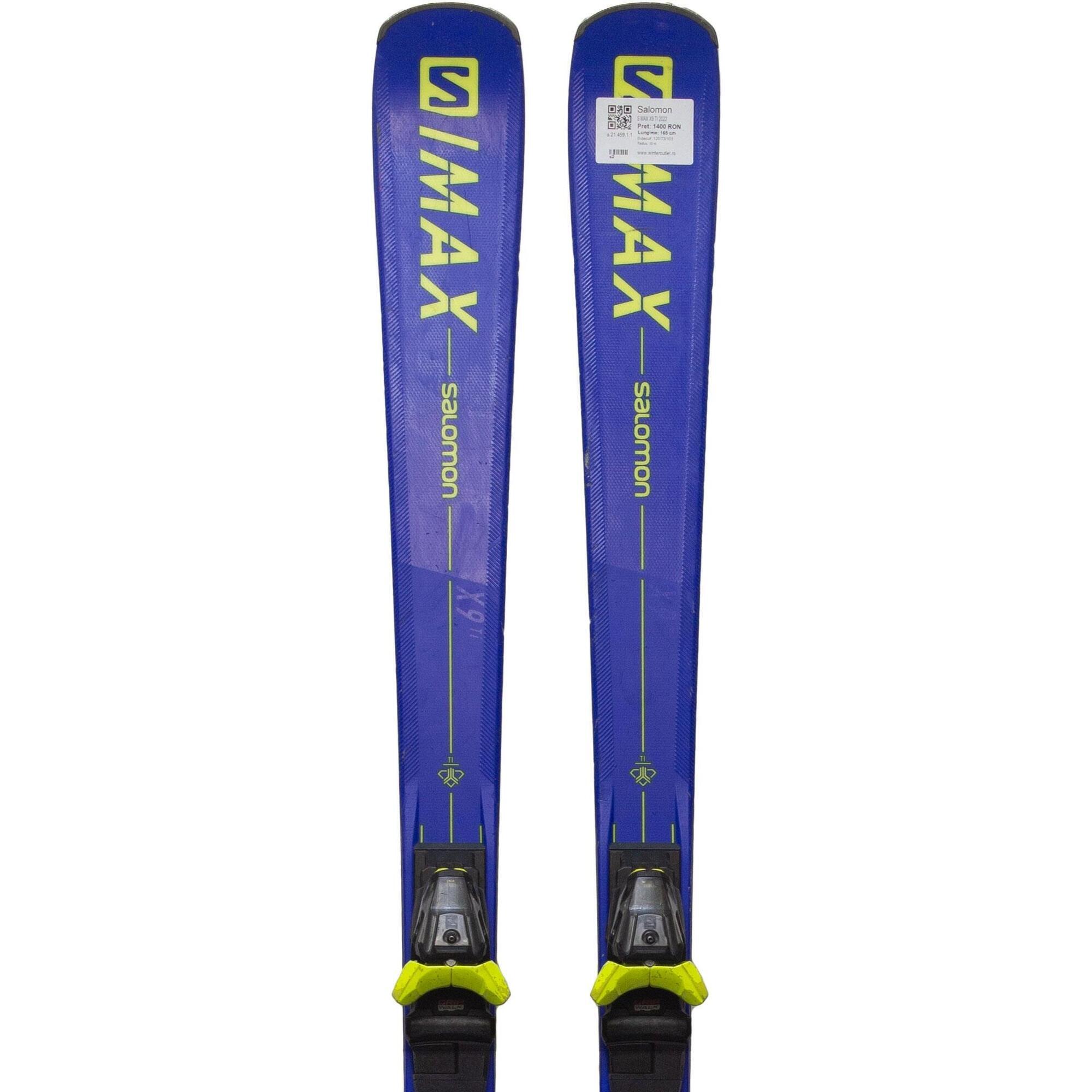 SALOMON 2ND LIFE - SALOMON S MAX X9 TI 2022, 160 cm, velmi dobrý stav