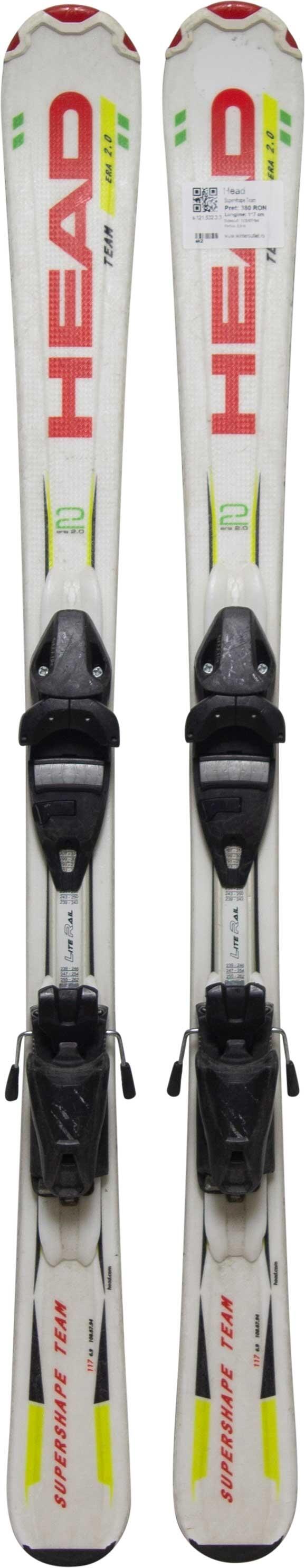 Skis d'occasion - HEAD Supershape Team, 117 cm, Très bon état 2/4